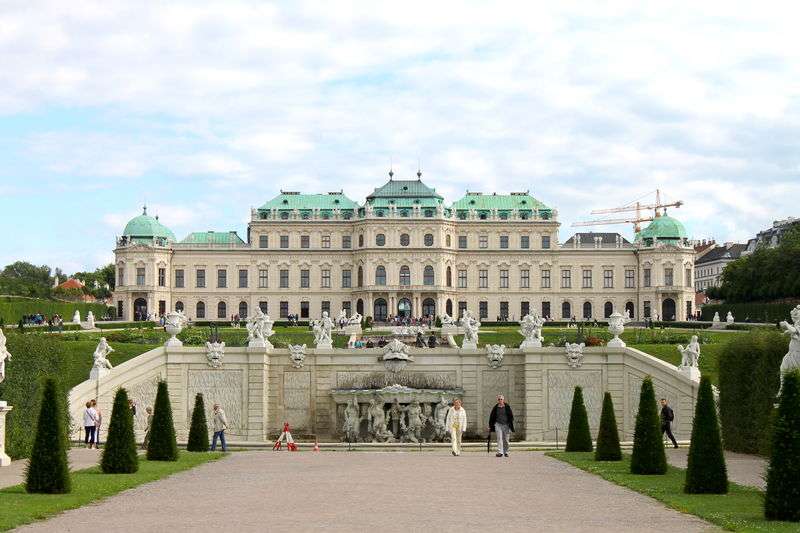 belvedere στη Βιέννη παζλ online