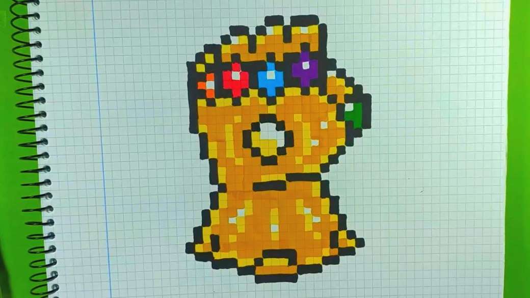 pixel de mănușă infinită puzzle online
