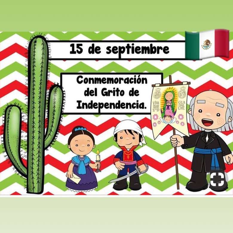 Mexikó függetlensége. online puzzle