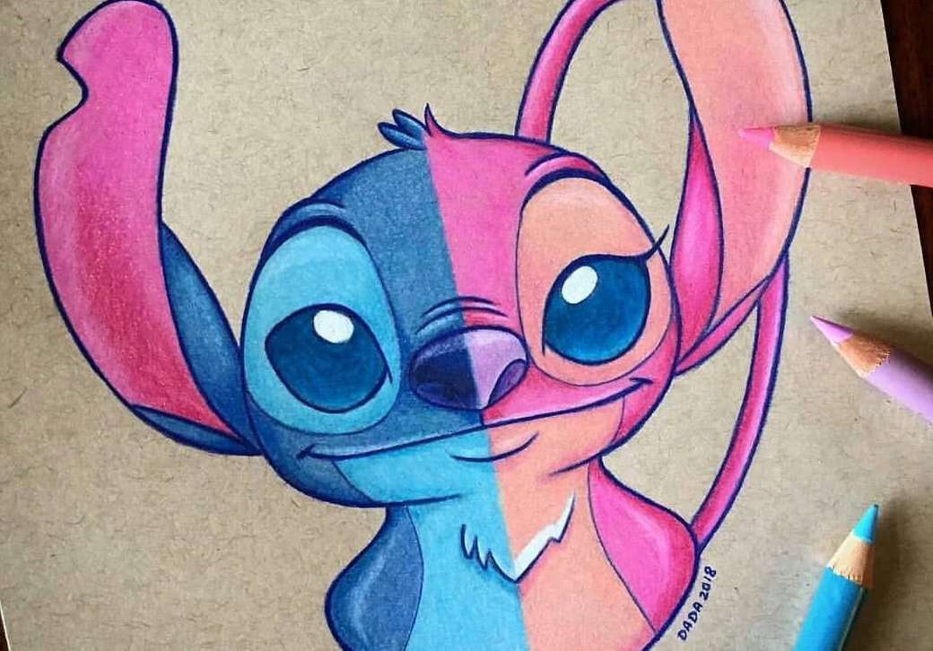 Lilo en Stitch online puzzel