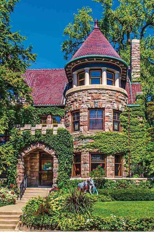 Steinhaus in Fort Wayne, Indiana Online-Puzzle
