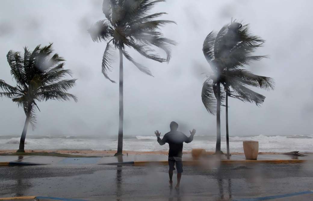 hurikán v Karibiku skládačky online