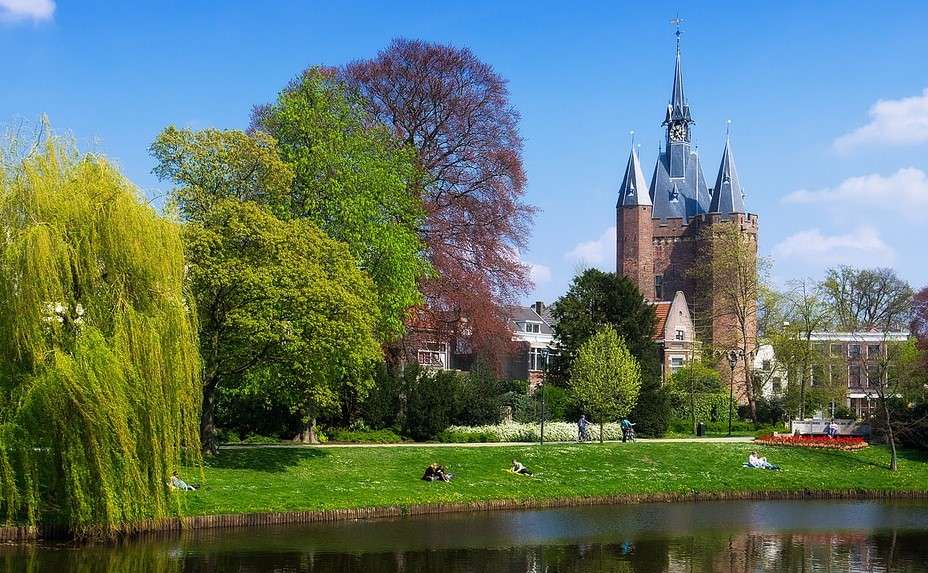 Zwolle Sassenpoort in den Niederlanden Online-Puzzle