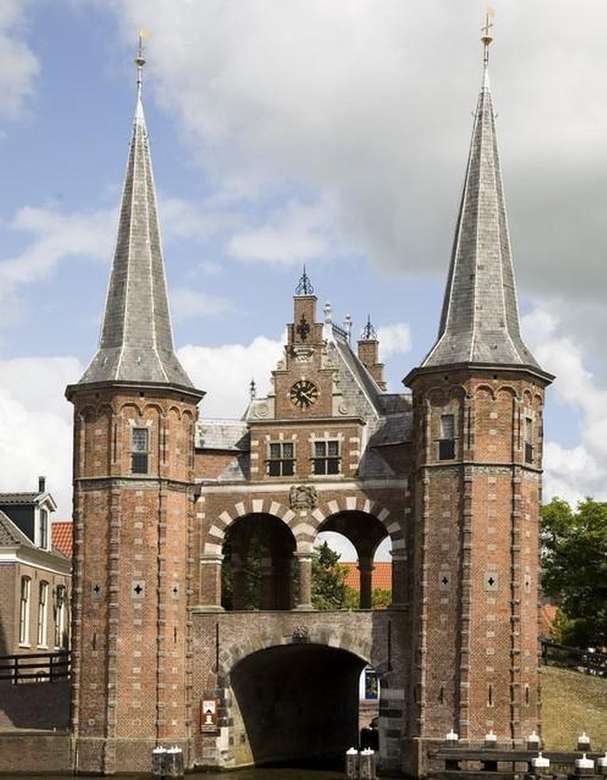 Місто Леуварден в Нідерландах онлайн пазл