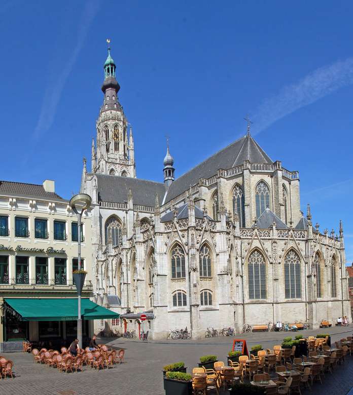 Катедралата Бреда Холандия онлайн пъзел