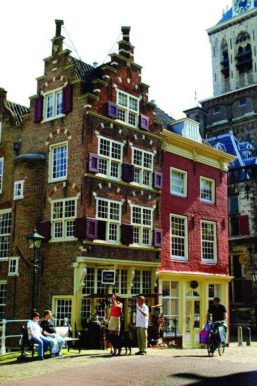 Delft stad i Nederländerna Pussel online