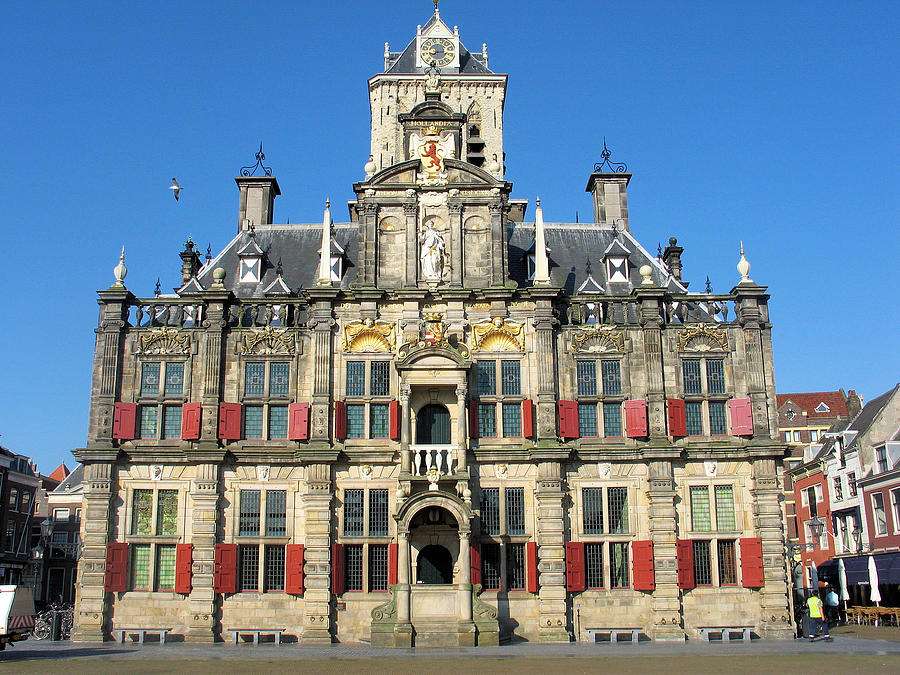 Delft városi palota Hollandia online puzzle