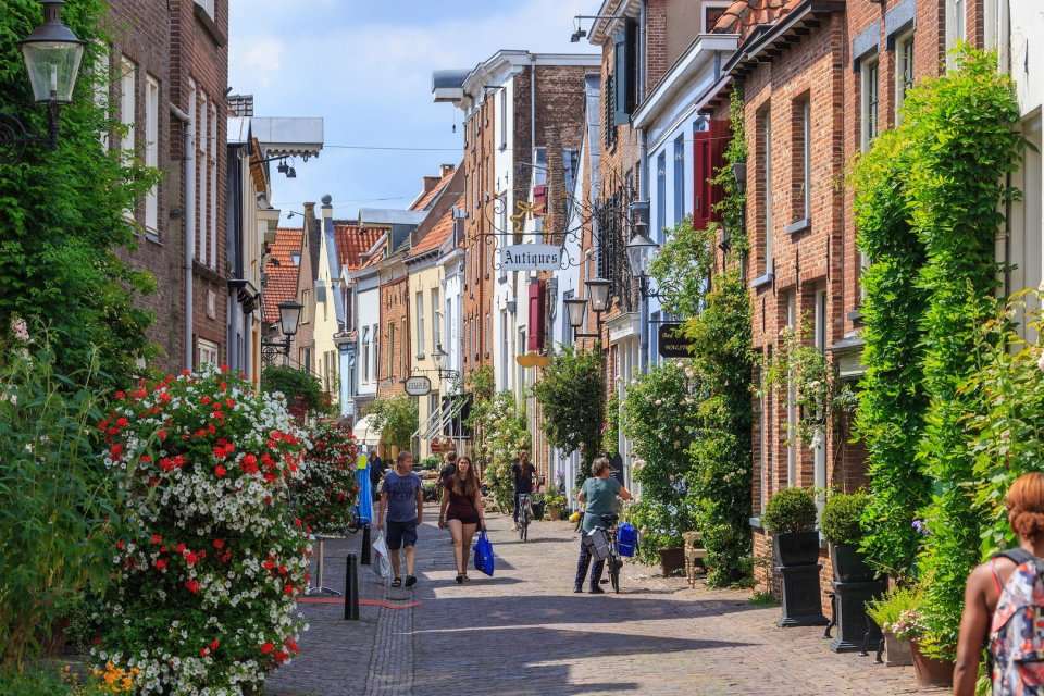 Πόλη του Deventer στις Κάτω Χώρες παζλ online