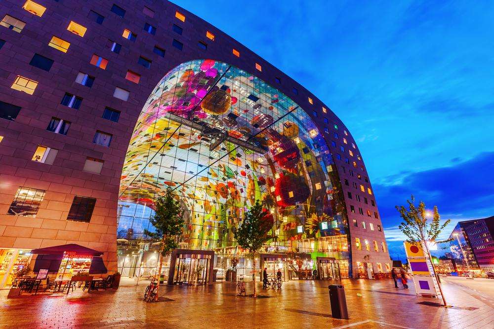 Rotterdam stad in Nederland online puzzel