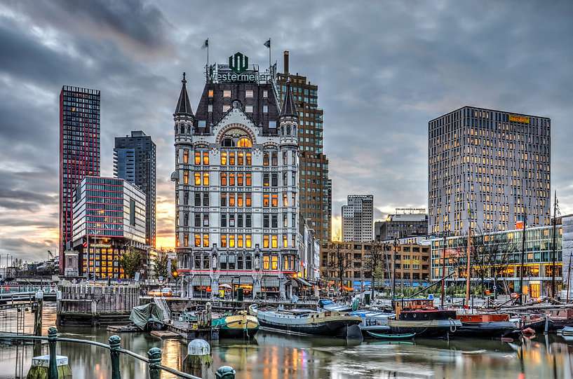 Rotterdam város Hollandiában online puzzle