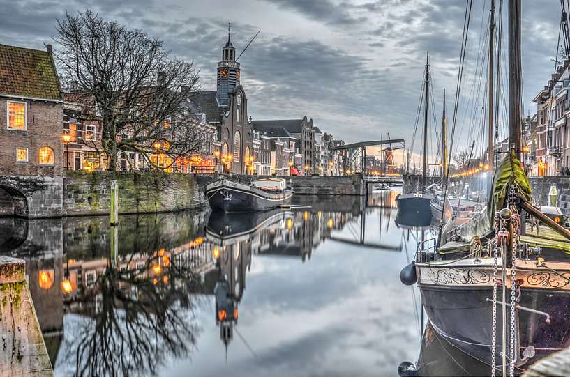 Město Rotterdam v Nizozemsku online puzzle