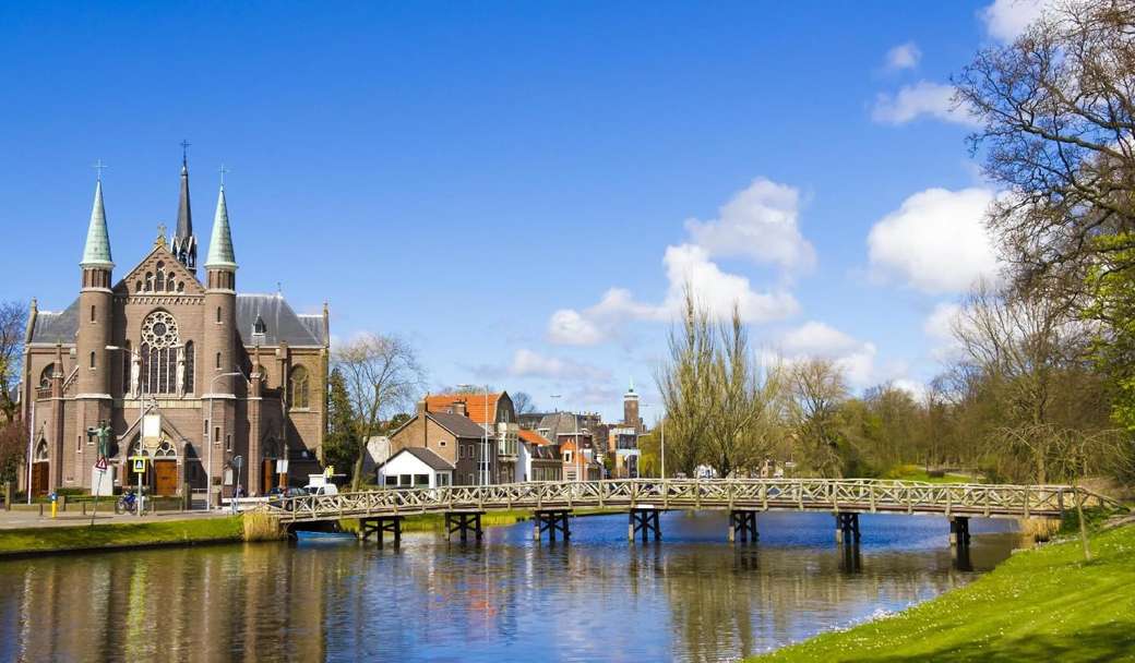 Alkmaar Stadt in den Niederlanden Online-Puzzle