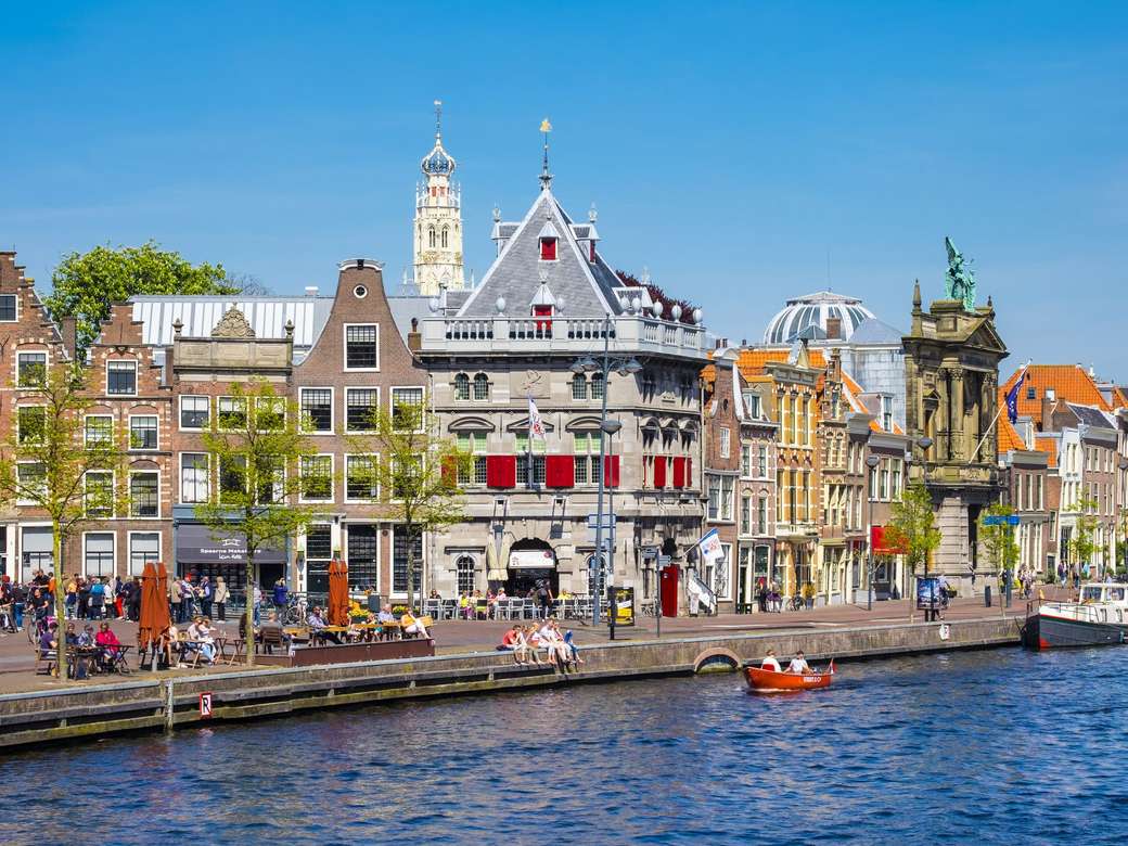 Haarlem stad i Nederländerna pussel på nätet