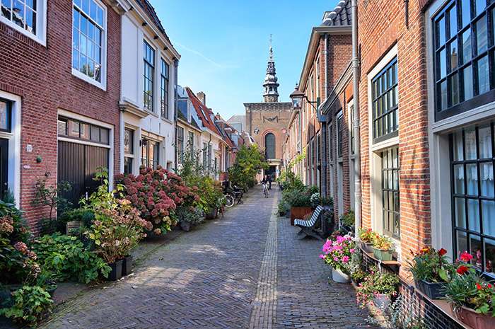Město Haarlem v Nizozemsku online puzzle