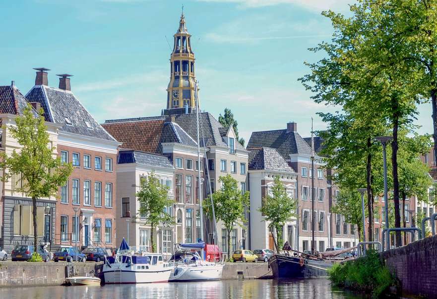 Город Гронинген в Нидерландах пазл онлайн