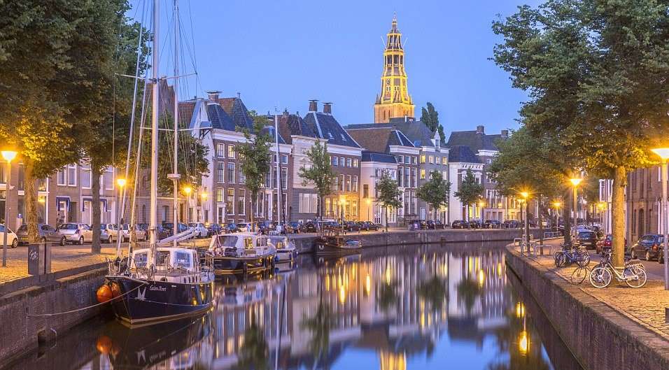 Groningen city in the Netherlands jigsaw puzzle online