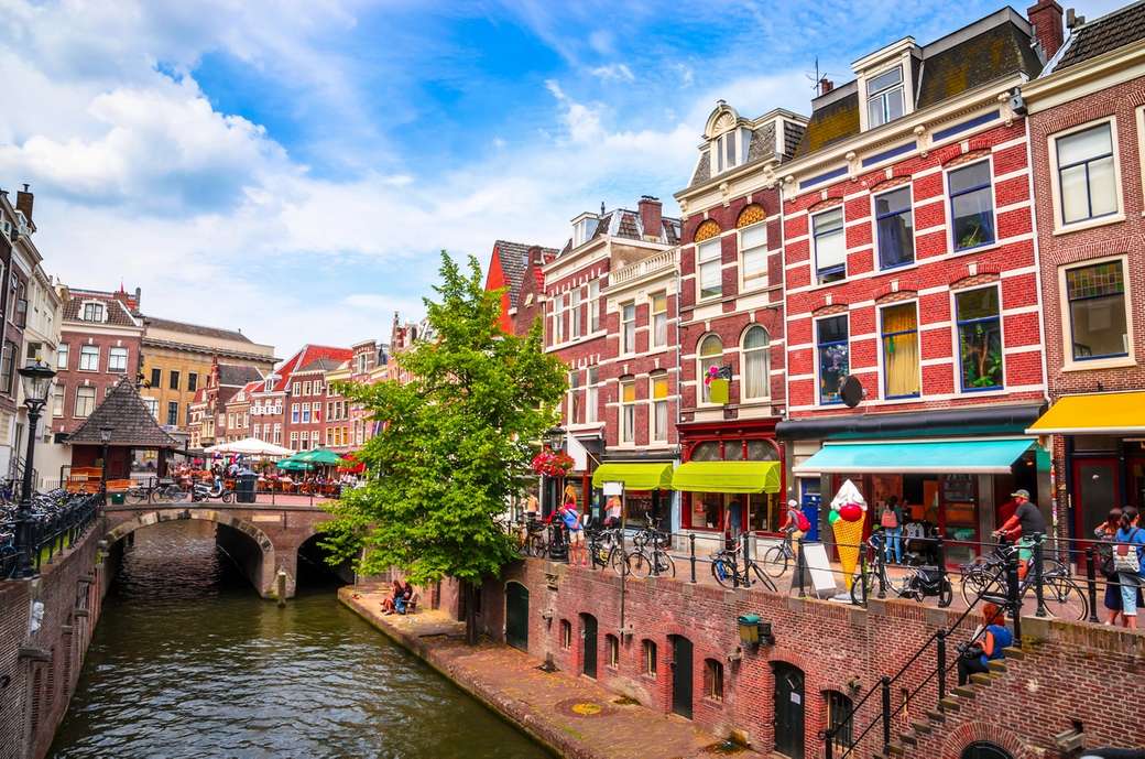 Utrecht város Hollandiában kirakós online