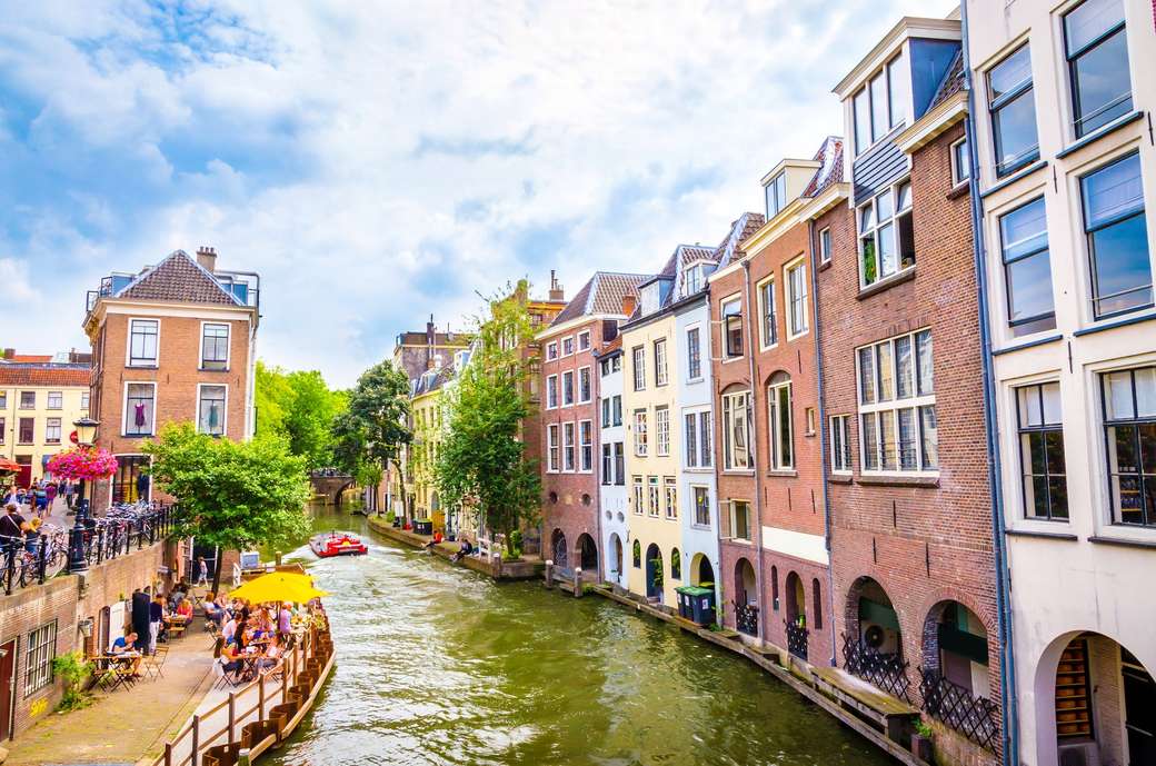 Город Утрехт в Нидерландах пазл онлайн