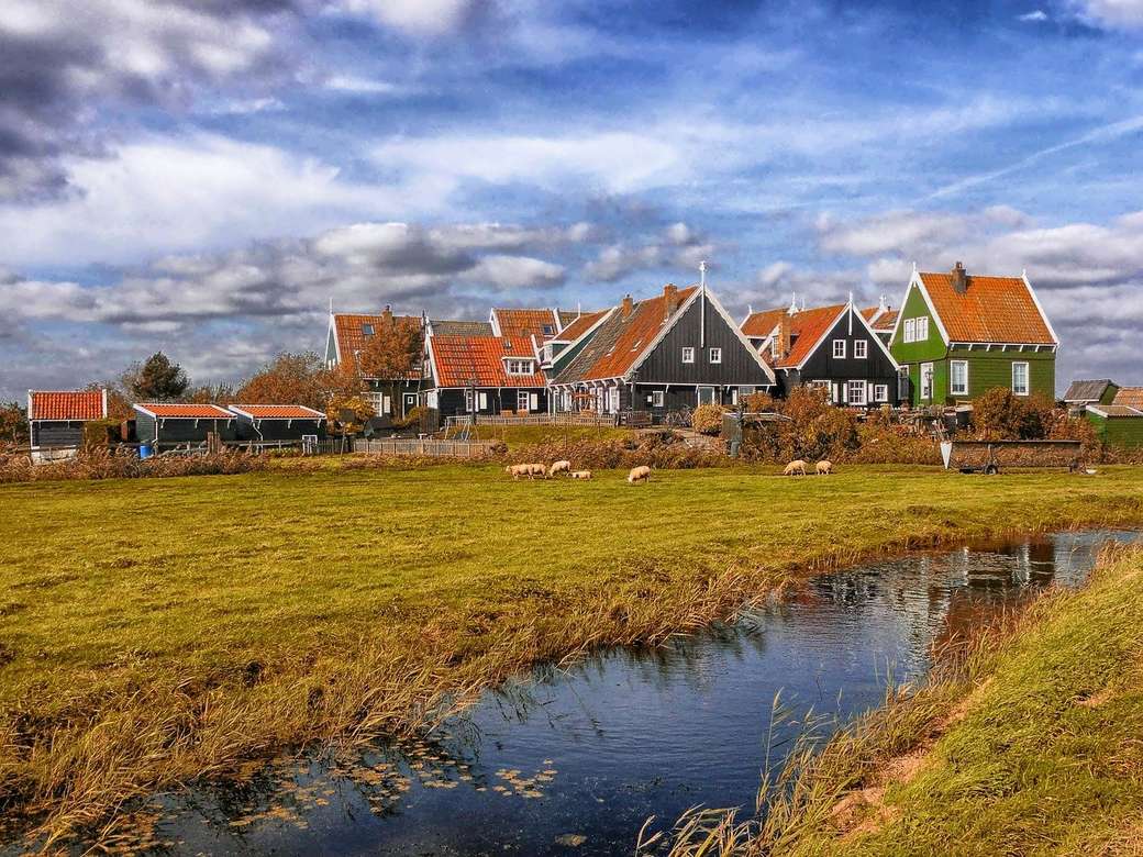 Village en los Países Bajos rompecabezas en línea