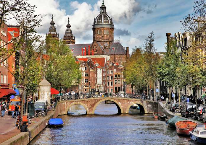 Amsterdam, Nizozemsko online puzzle