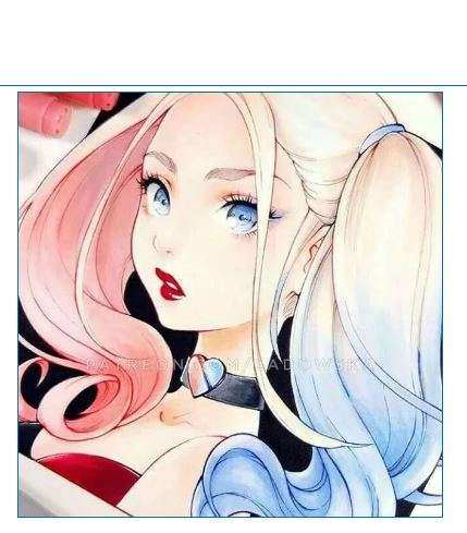 Harley Quinn în modul manga puzzle online