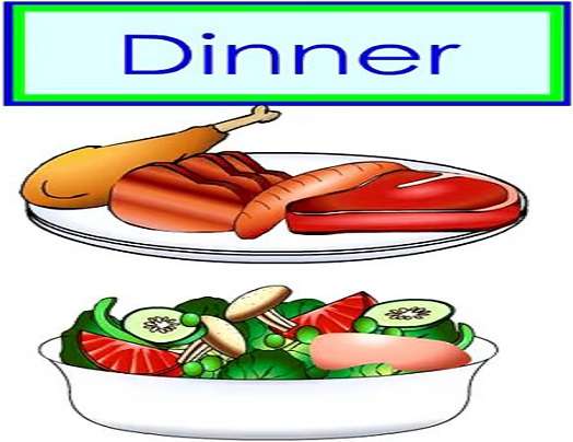 d is for dinner meat salad online puzzle