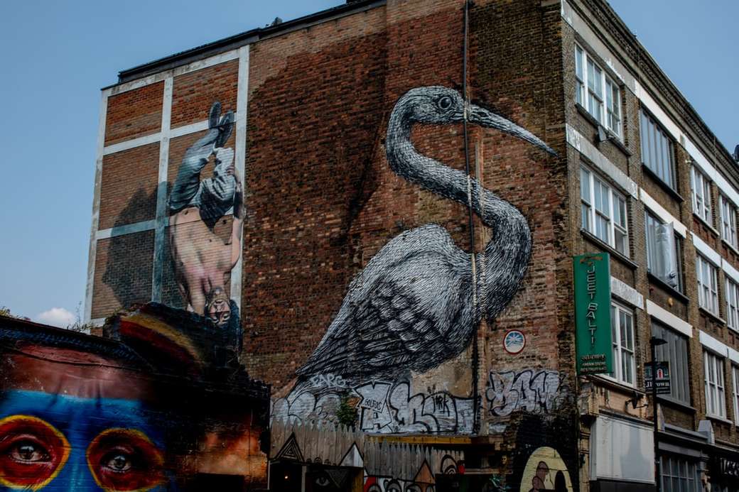 Brick Lane, Street Art, графити. онлайн пъзел