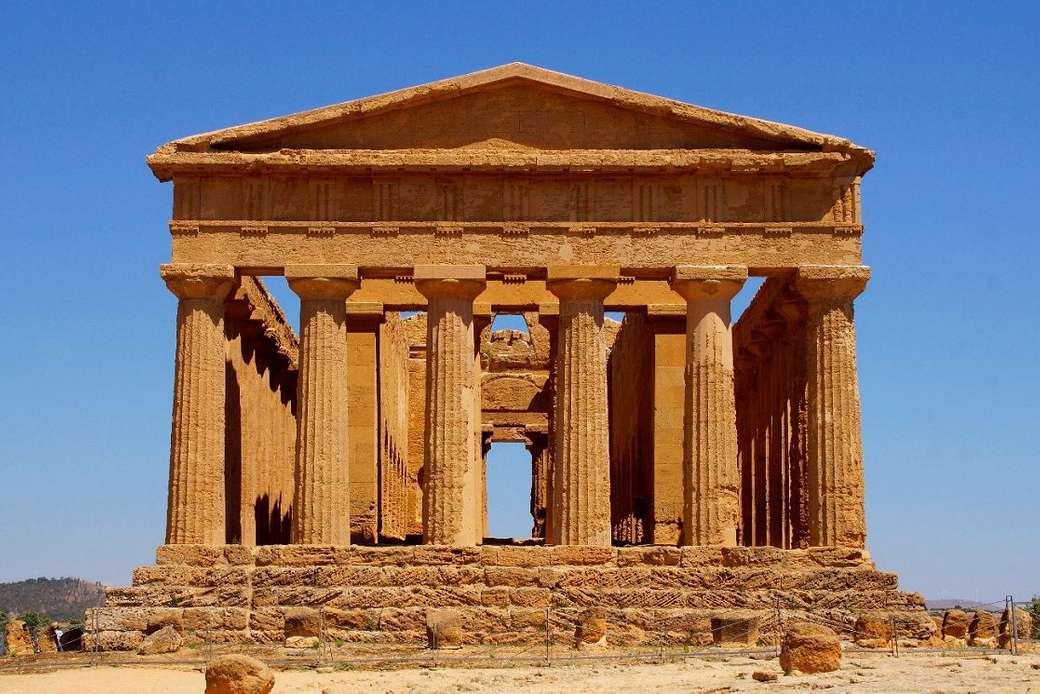 Grekisk tempel Pussel online