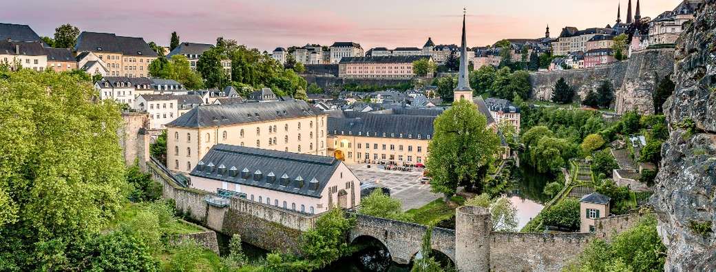 Πανόραμα της πόλης του Λουξεμβούργου παζλ online