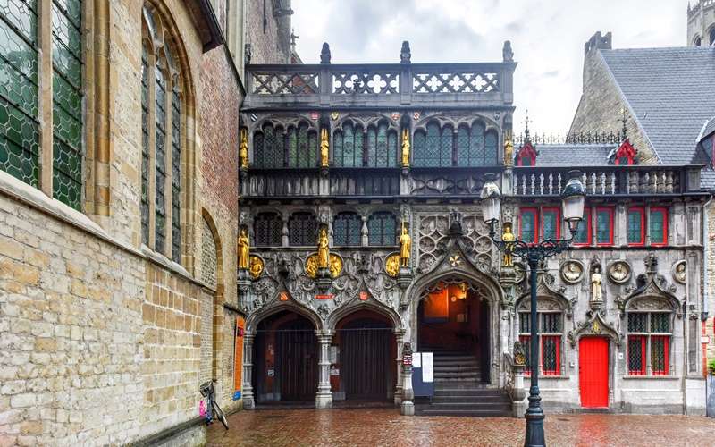 Brugge Szent Vér-bazilika Belgium kirakós online
