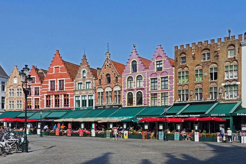 Centrul orașului Bruges, Belgia puzzle online