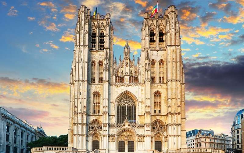 Kathedraal in Brussel legpuzzel online