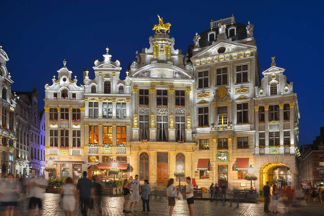 Historisches Gebäude in Brüssel Puzzlespiel online