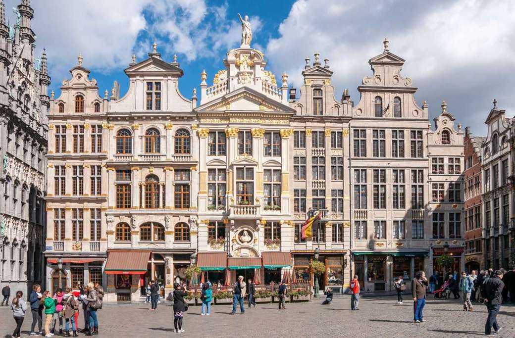 Historiska byggnader i Bryssel Pussel online