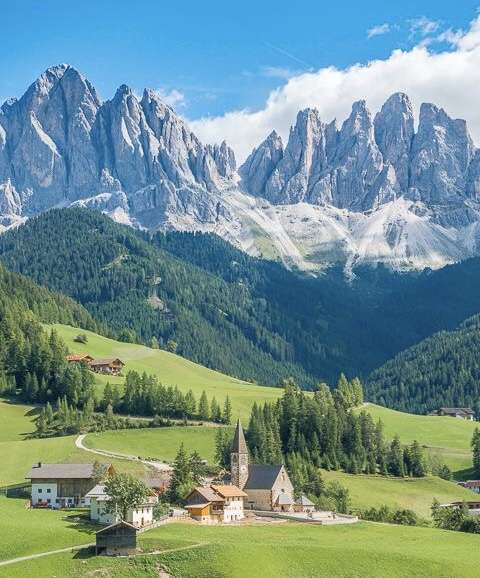 Hory Dolomity v Itálii puzzle online