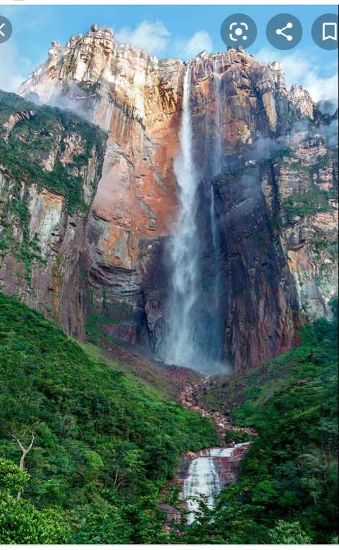 Венесуэльский водопад пазл онлайн