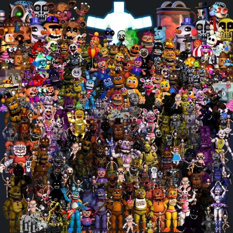 Fnaf Animatronics - puzzle online