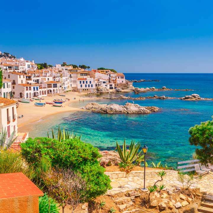 плаж в Испания онлайн пъзел