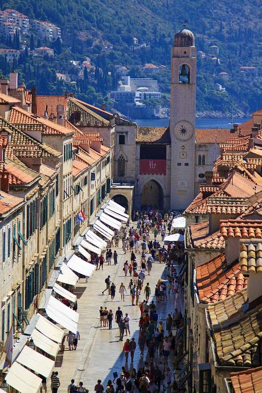 Dubrovnik Kroatien Dalmatien pussel på nätet