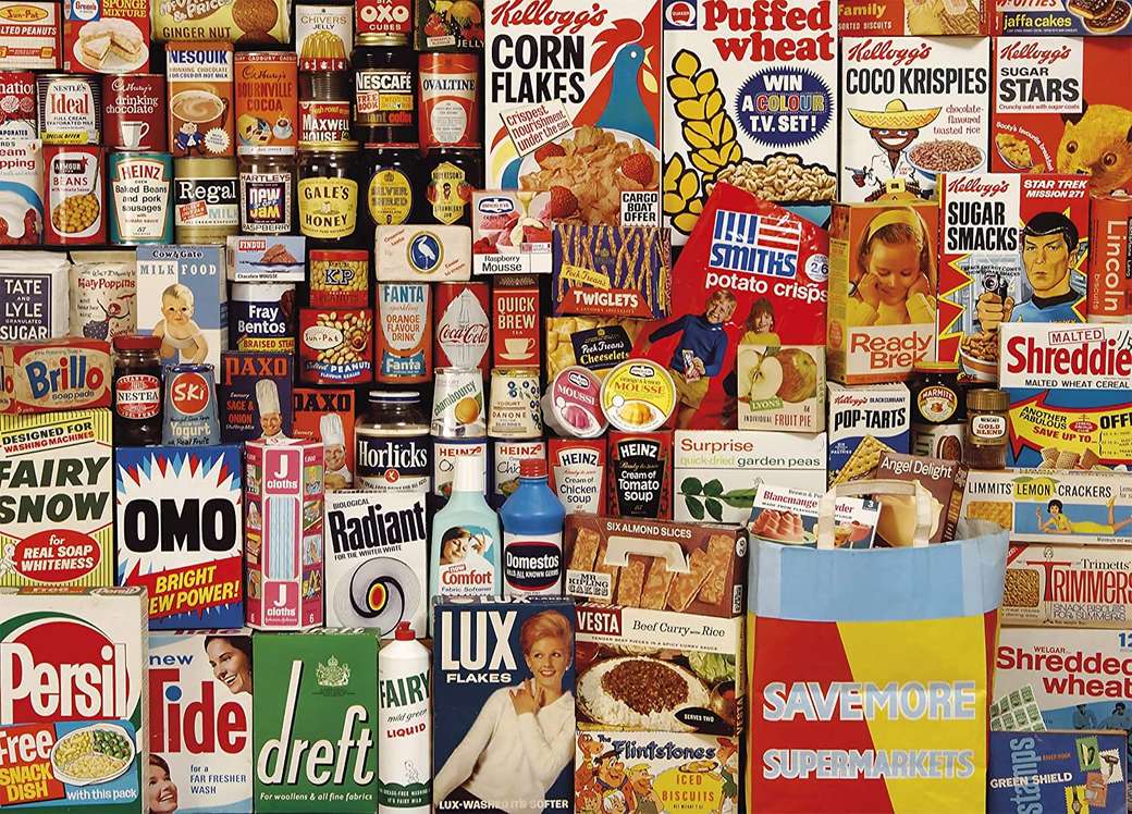 Vintage márkák 60-as évek online puzzle