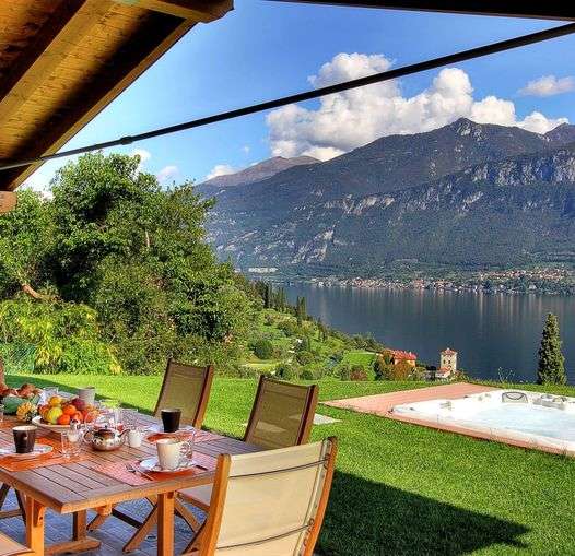 Jezero Como - Itálie skládačky online