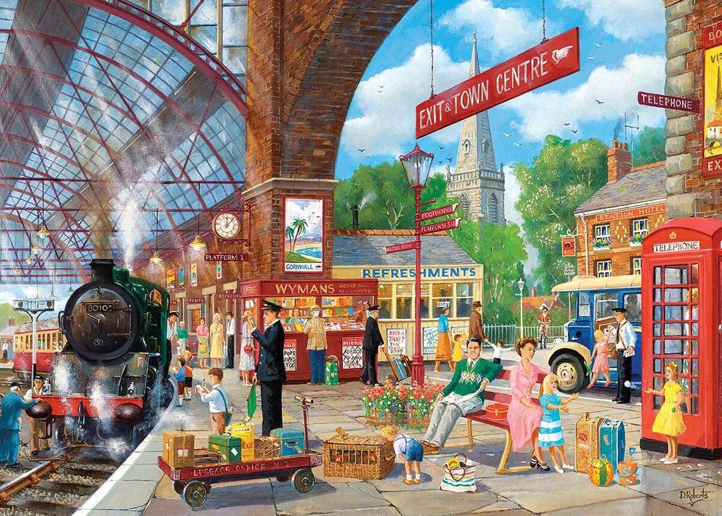 Train Station jigsaw puzzle online