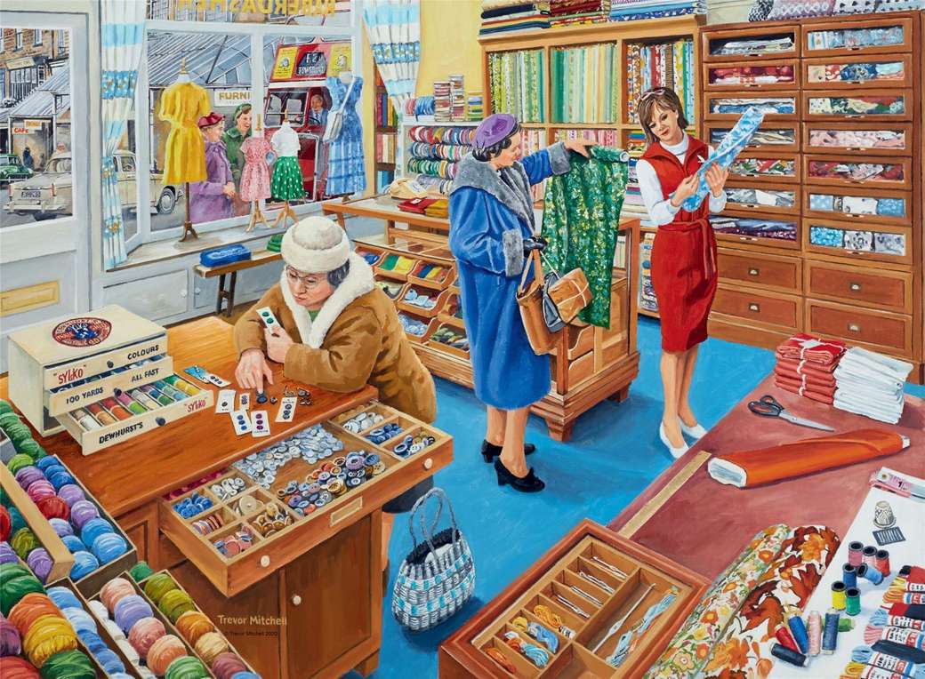 Sewing Shop jigsaw puzzle online