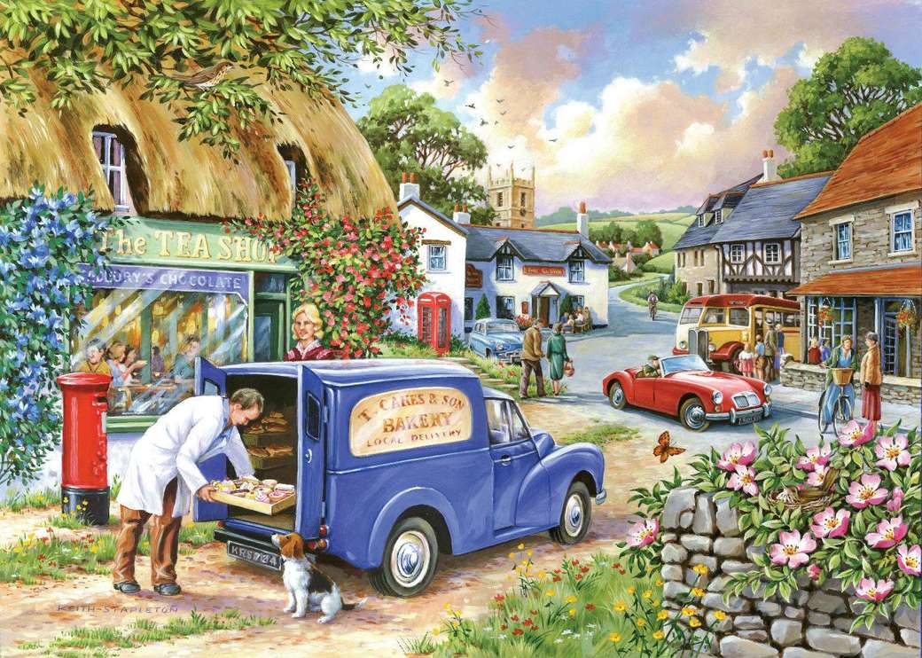 Country Village jigsaw puzzle online