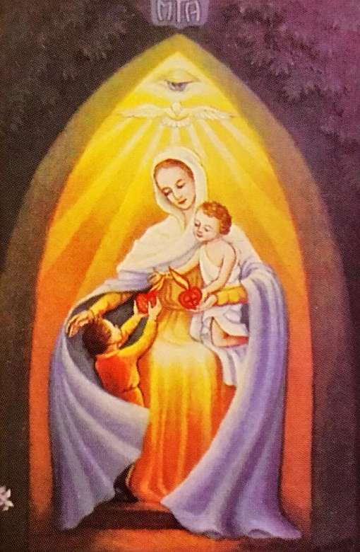 A szűz Mária kirakós online