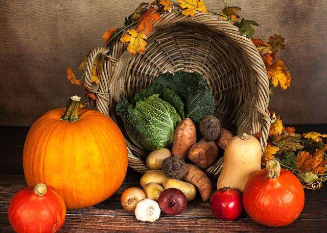 Есенно време благодаря за реколтата онлайн пъзел
