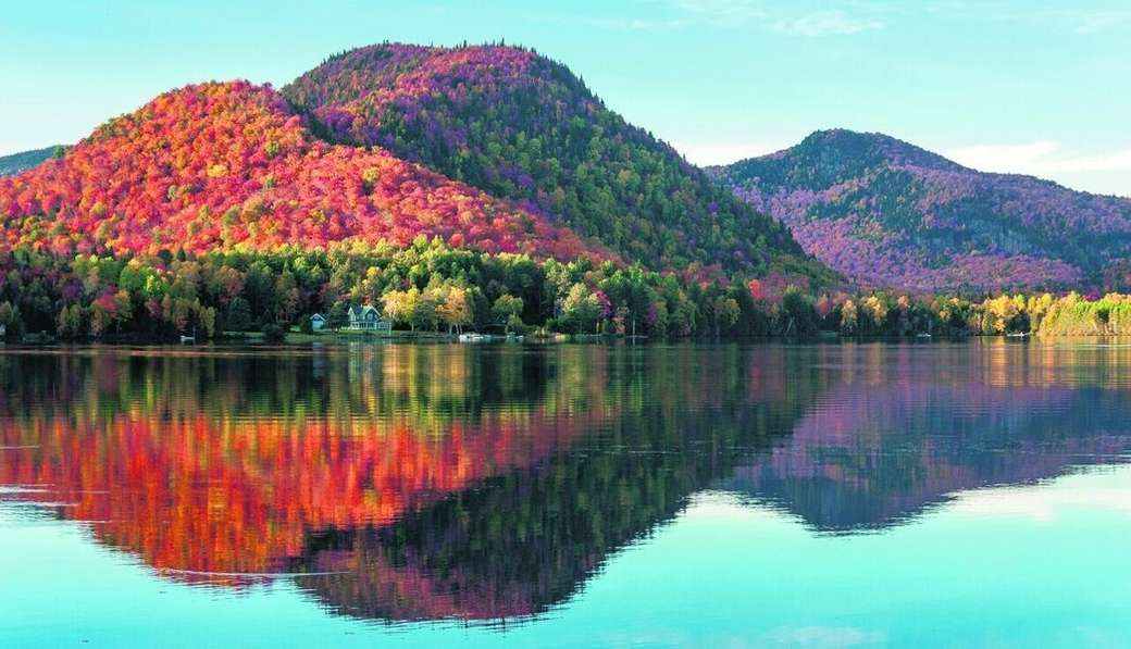 Herbstlandschaft in Kanada Online-Puzzle