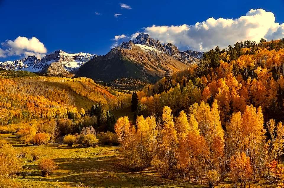 Herbstlandschaft in Colorado Online-Puzzle