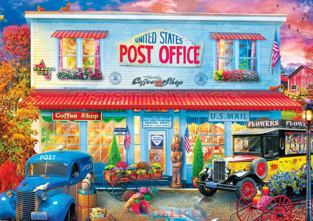 Пощенска станция онлайн пъзел