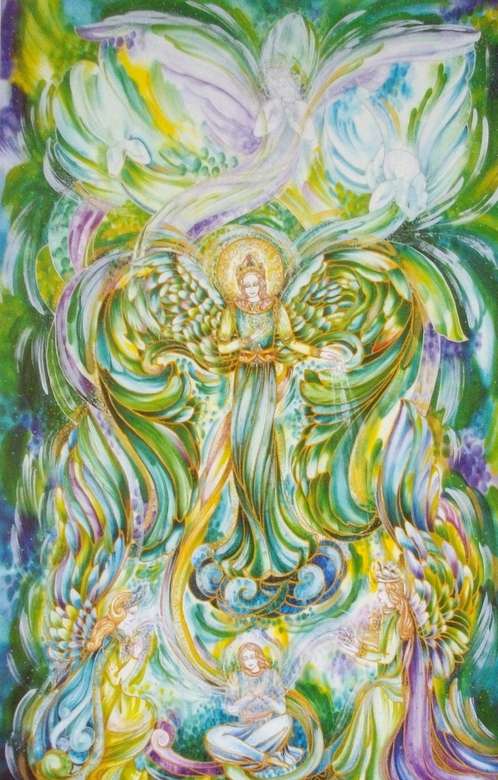 Pintura de anjo da Edition Stella quebra-cabeças online